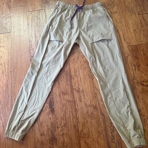 Beige workout hiking pants